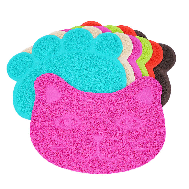 Non-Slip Pet Mat for Cat Litter and Paw Cleaning