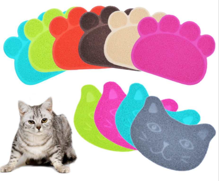 Non-Slip Pet Mat for Cat Litter and Paw Cleaning