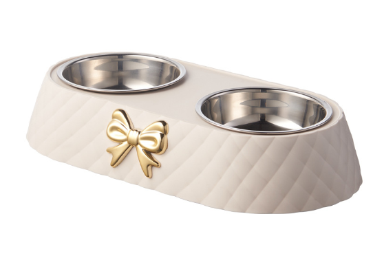 Favorite Pet Bowl with Elevated Stainless Steel Design