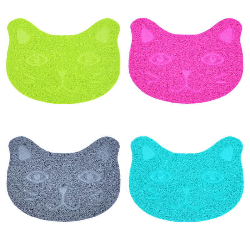Non-Slip Pet Mat for Cat Litter and Paw Cleaning