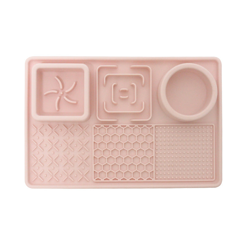 Silicone Slow Feed Pet Licking Mat with Suction Cups