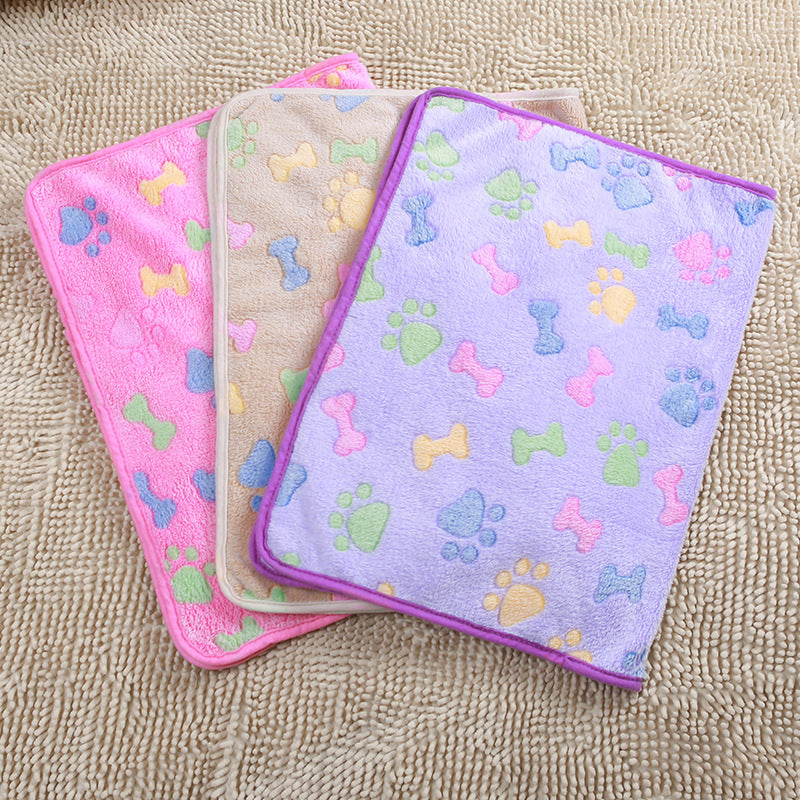 Pet Blanket - Super Soft Coral Fleece for Dogs and Cats