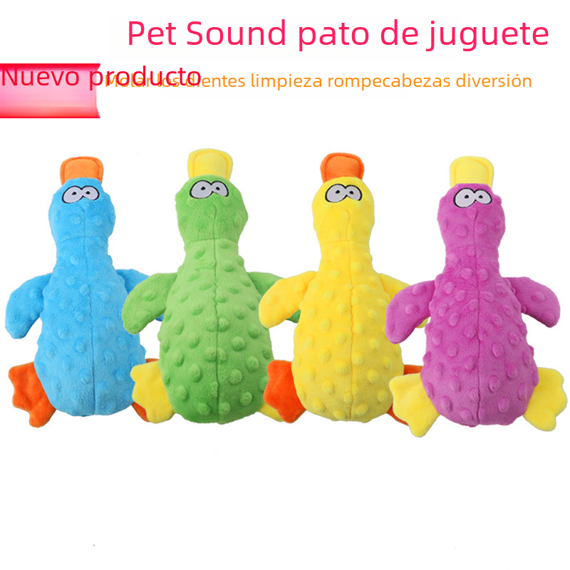 2023 New Plush Duck Pet Toy for Dogs and Cats